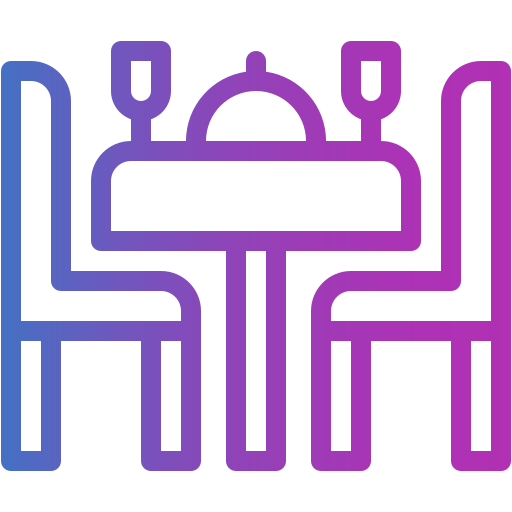 Dining Area with Buffet Table